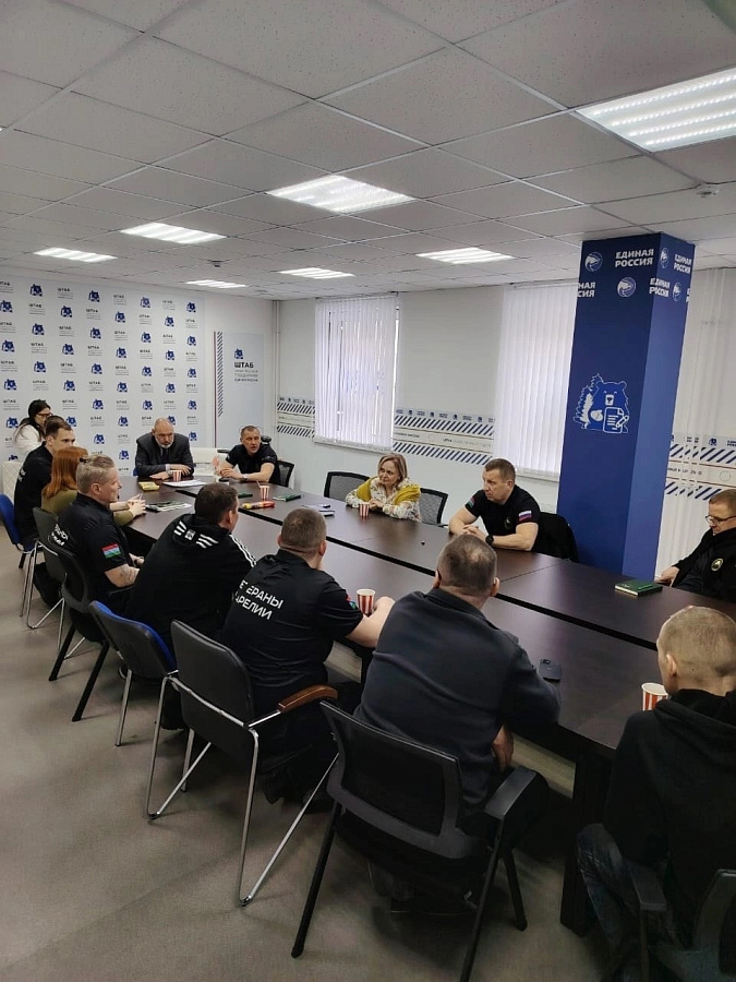 Уполномоченный по правам ребёнка в Республике Карелия встретился с ветеранами боевых действий.